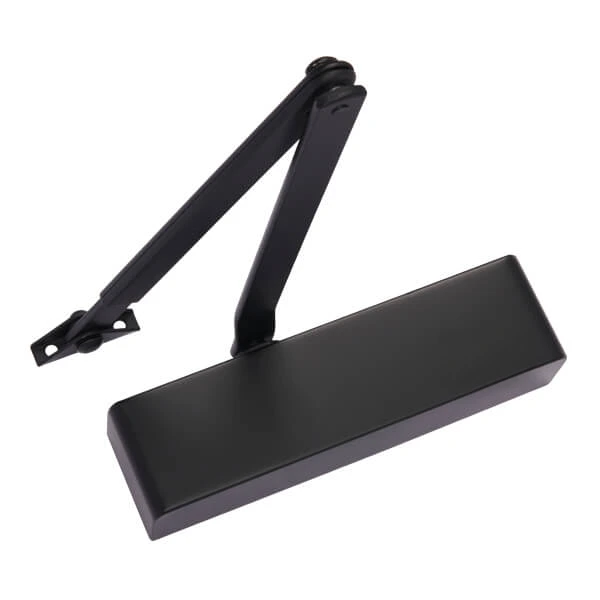 Overhead door closer — Black