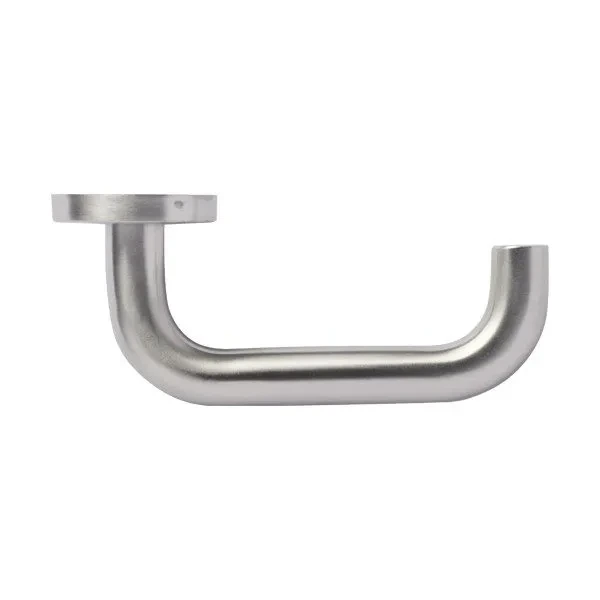 Sprung lever handle set — Satin stainless steel alternative view